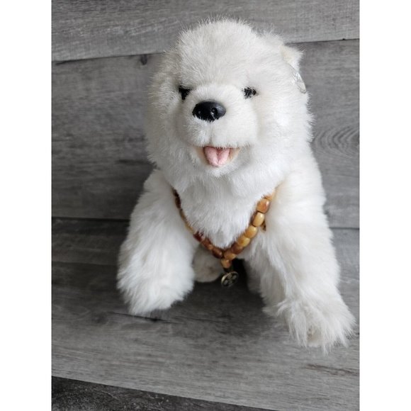 Vintage El Greco Polar Bear Plush Stuffed Animal Made In Greece Rare! 9" Height - Picture 1 of 11